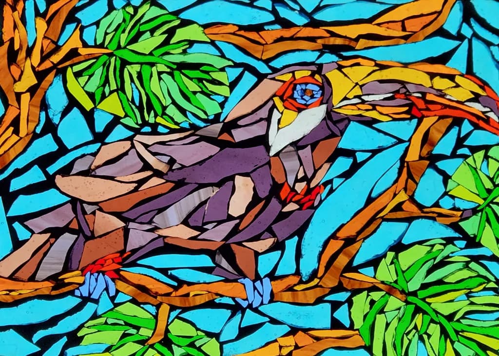 Tropical Mosaic Bird