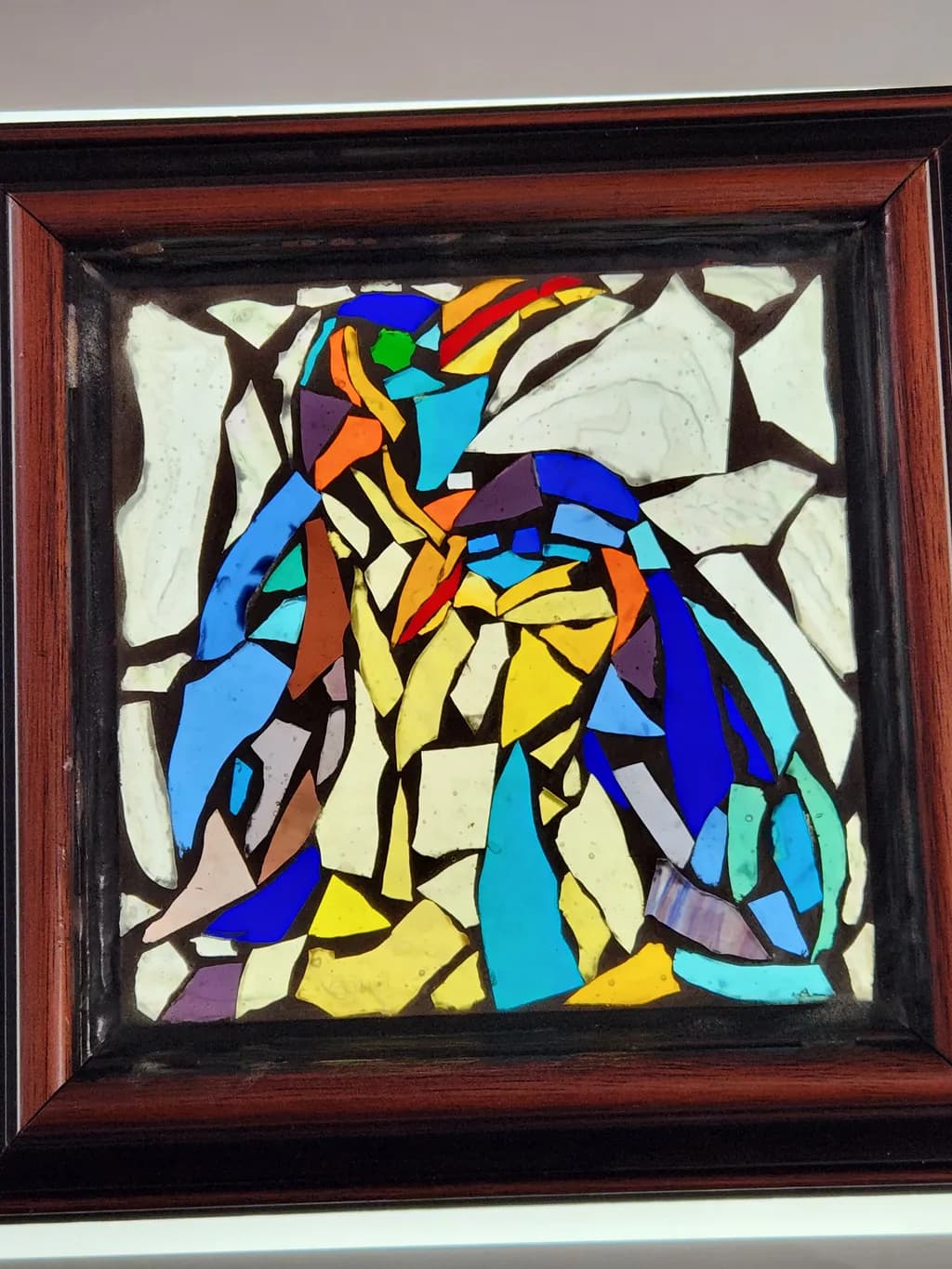 Colorful Parrot Mosaic