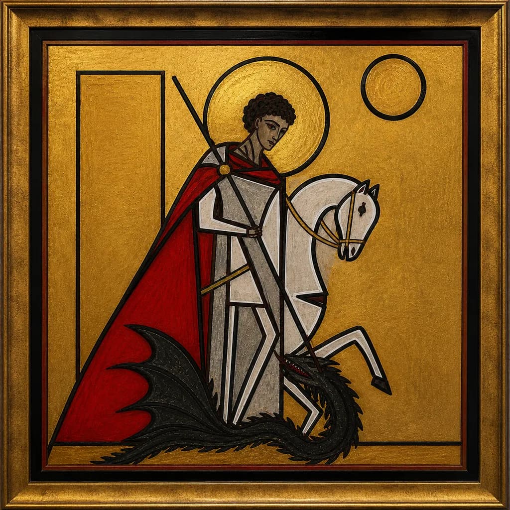 Saint and Dragon Icon