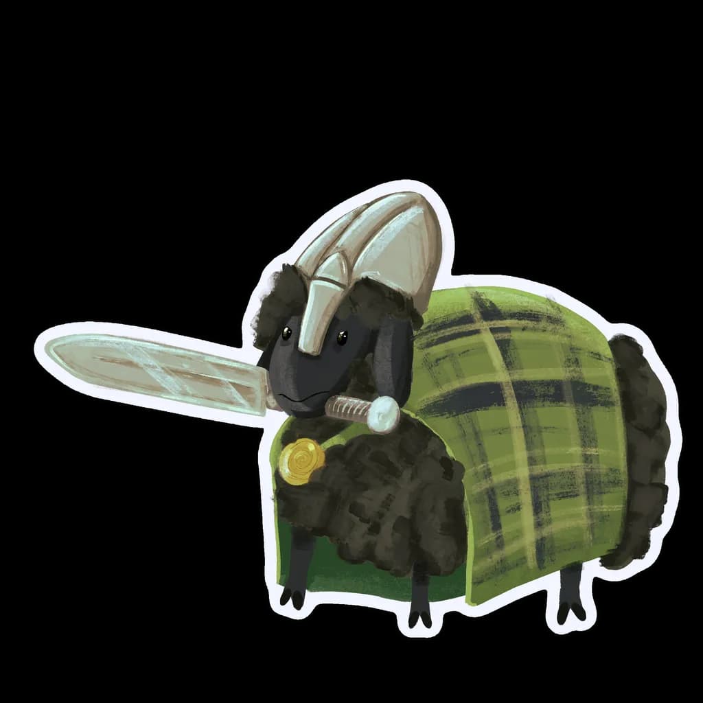 Shiny Warrior Sheep