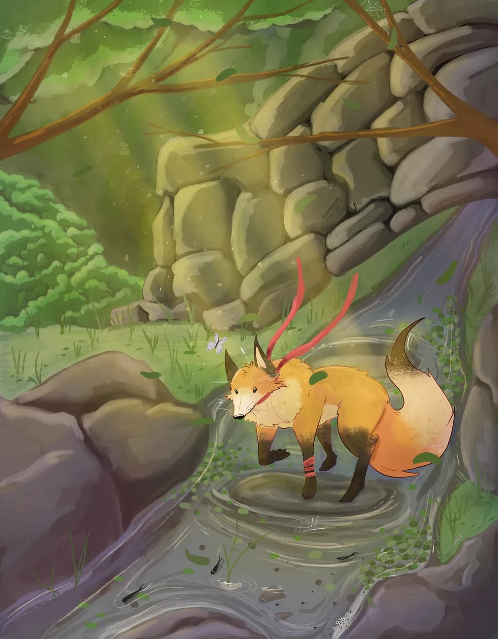 Streamside Fox
