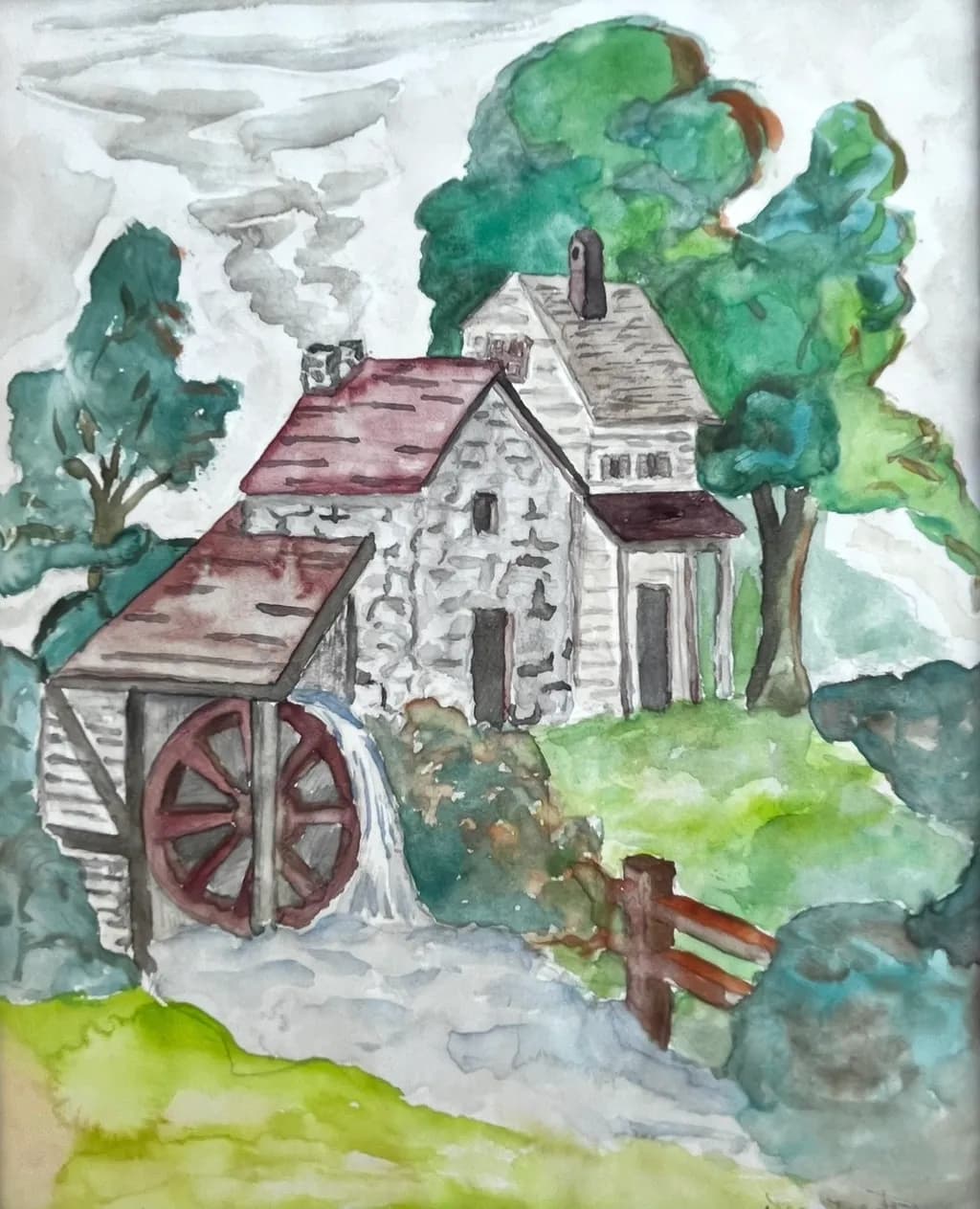Rustic Watermill Haven