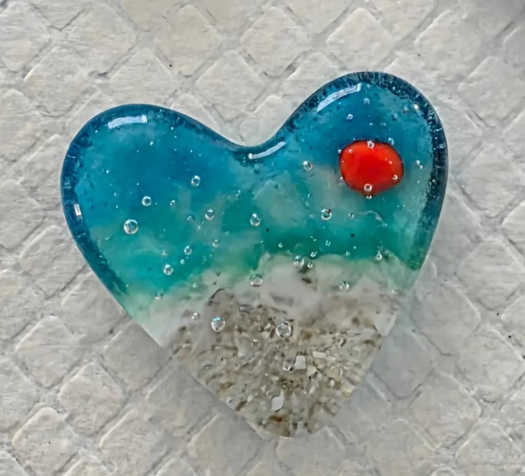 Sunset Tide Heart