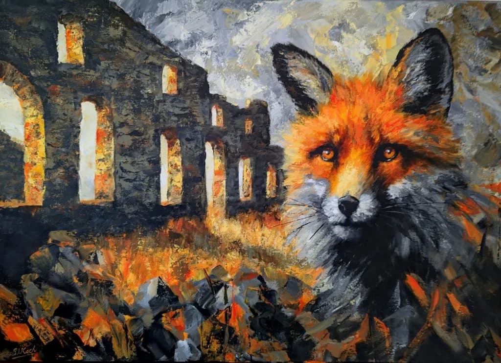 Fox Among Ruins