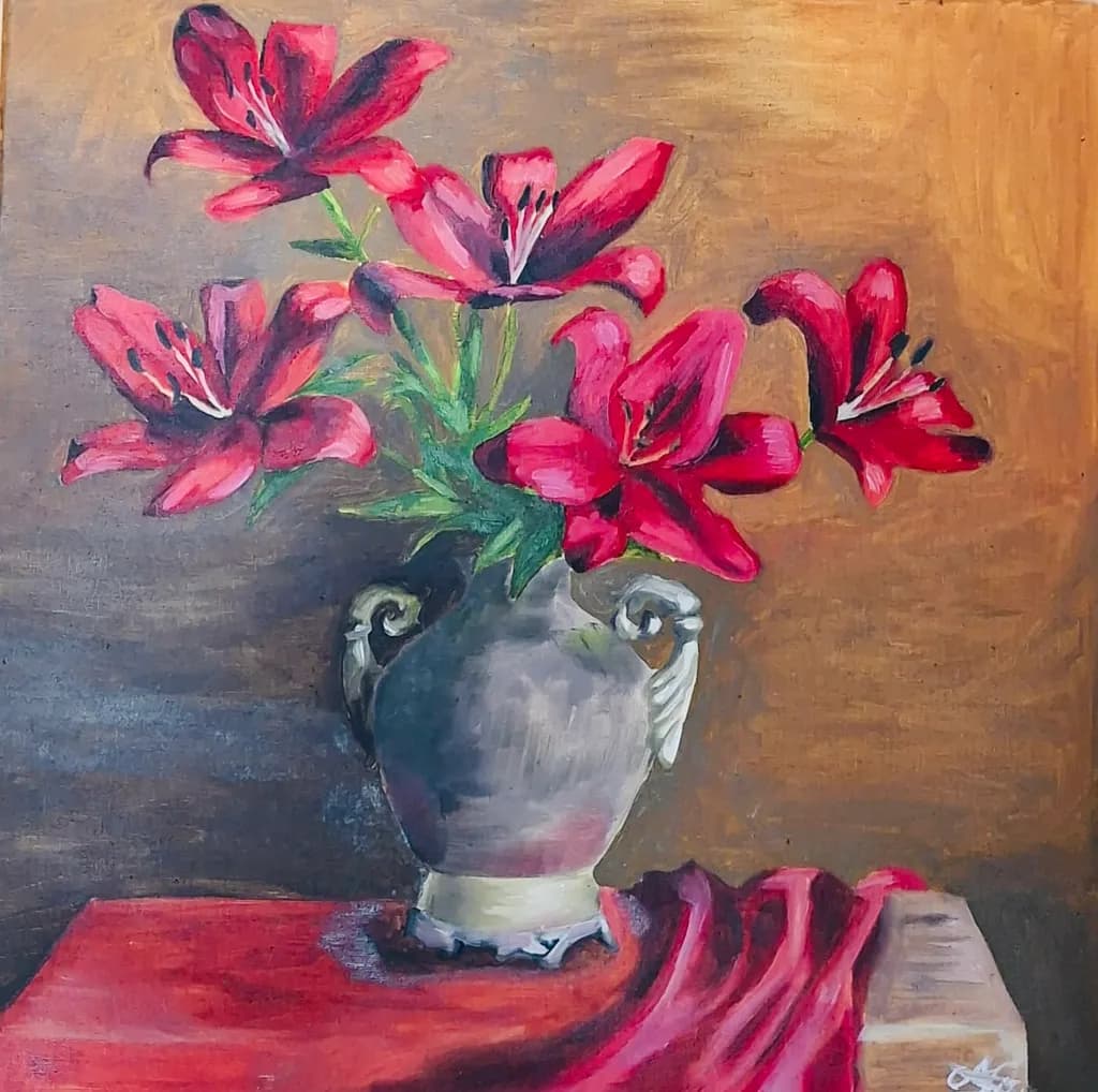 Crimson Lilies