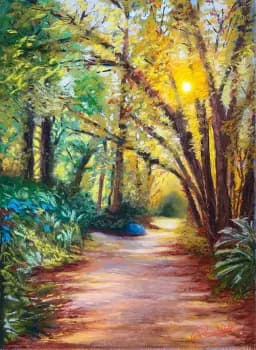 Autumn Woodland Path