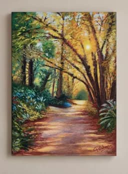 Autumn woodland Path