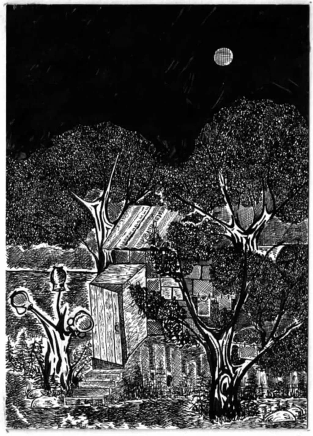 Moonlit Cottage