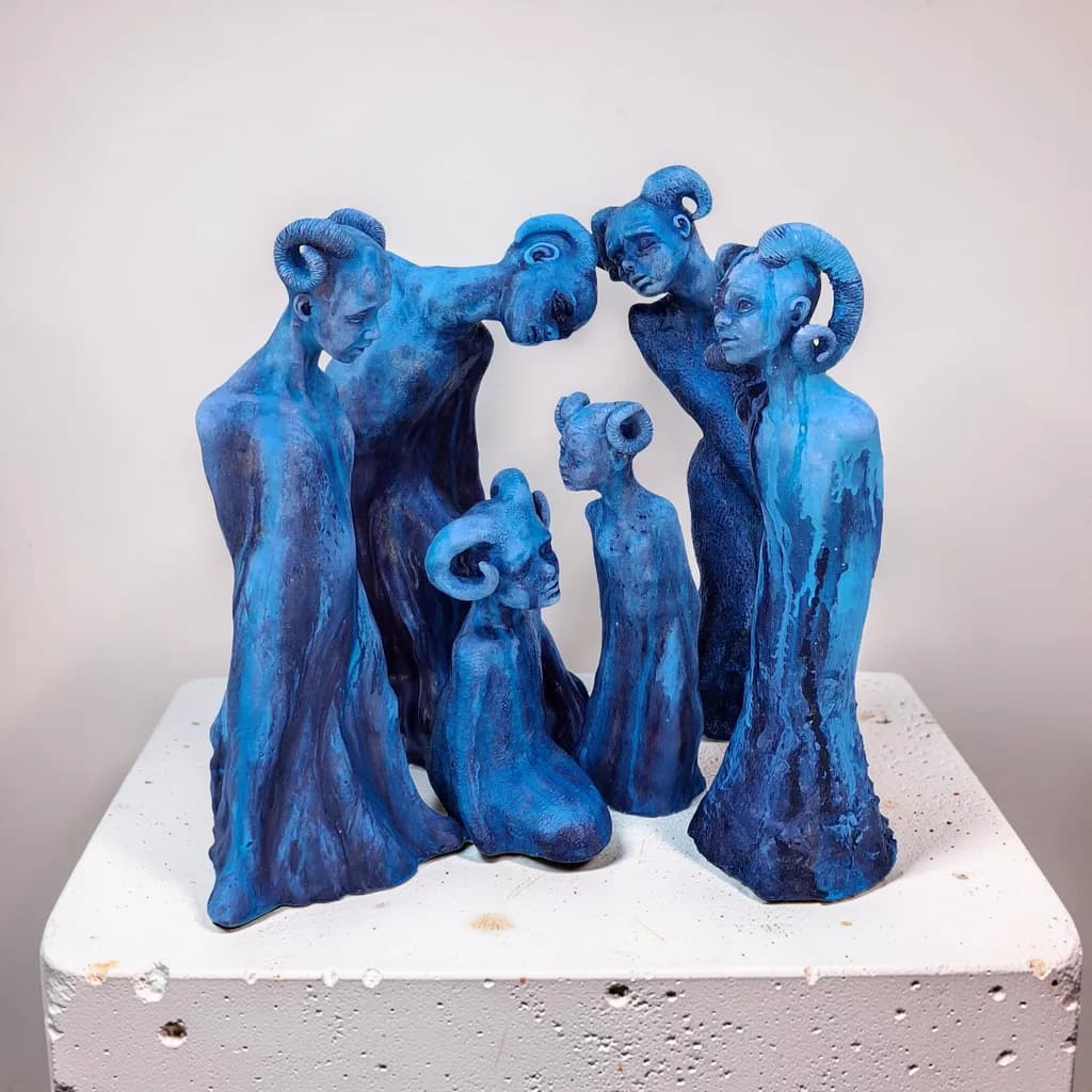 Gathering of Horned Figures