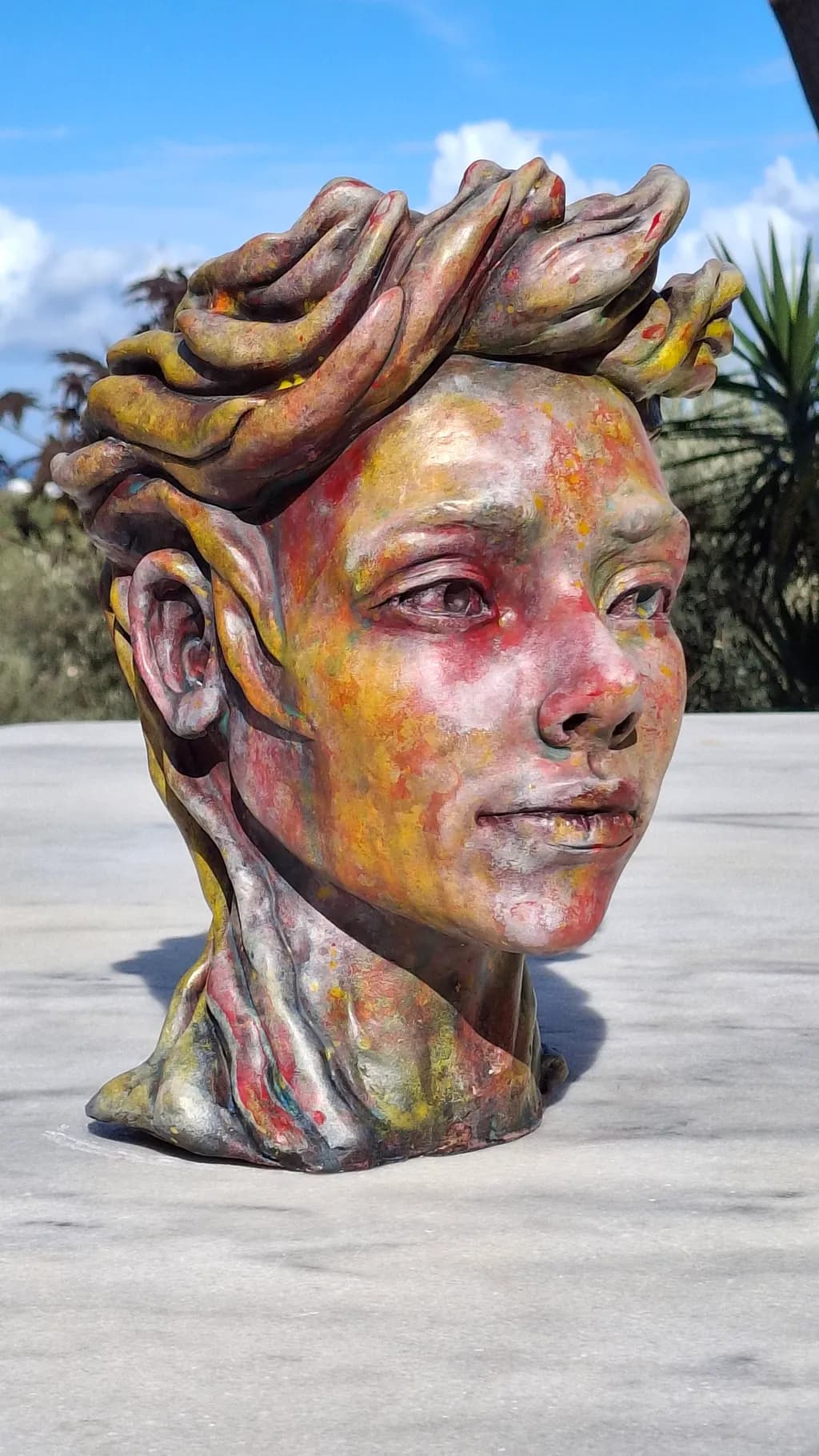 Multicolor Contemplation Head