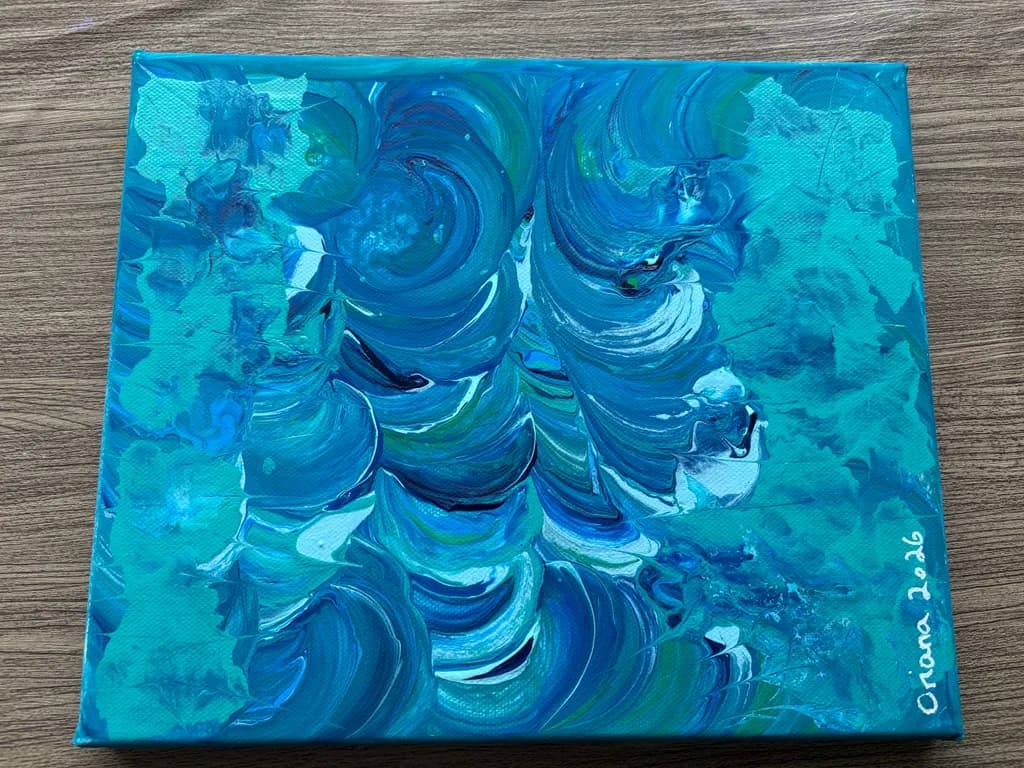 Blue Swirl Texture