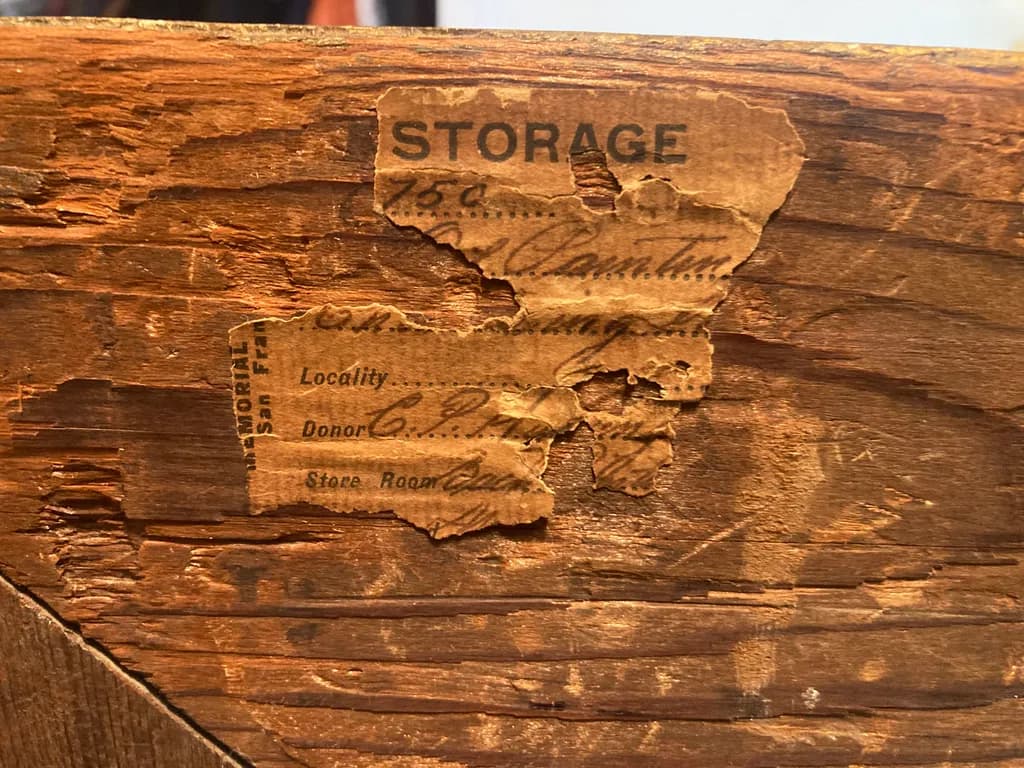 Aged Storage Label
