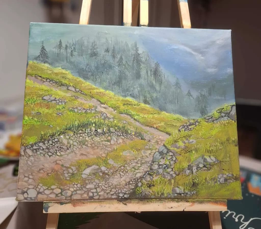Misty Mountain Path