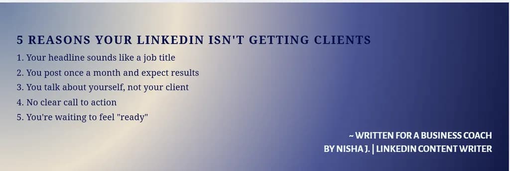 LinkedIn Client Barriers