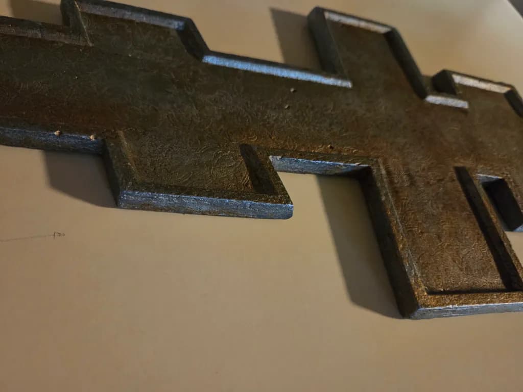 Weathered Metal Cross