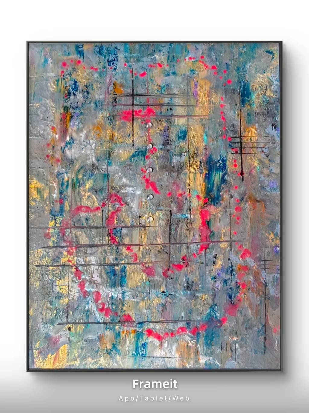 Abstract Paint Texture