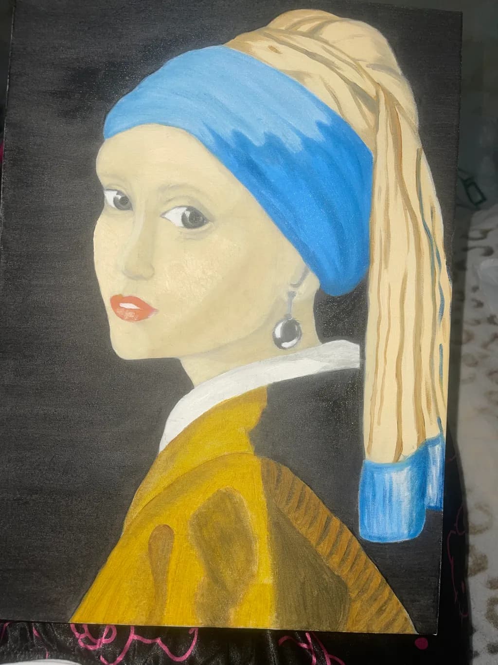 Girl with a Blue Scarf