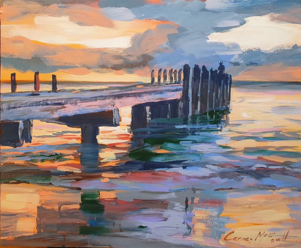 Sunset At The Boat ramp