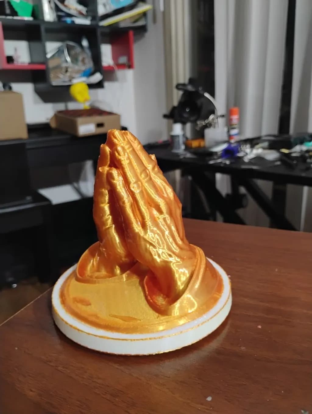 Golden Prayer Hands