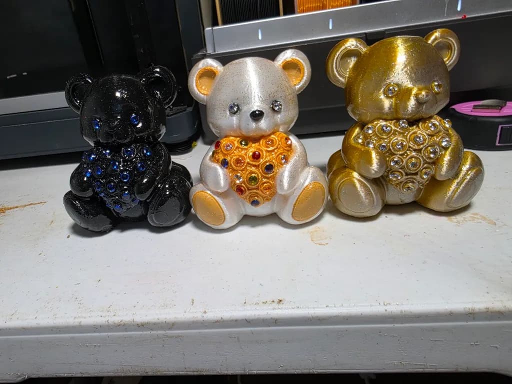 Jeweled Trio Bears