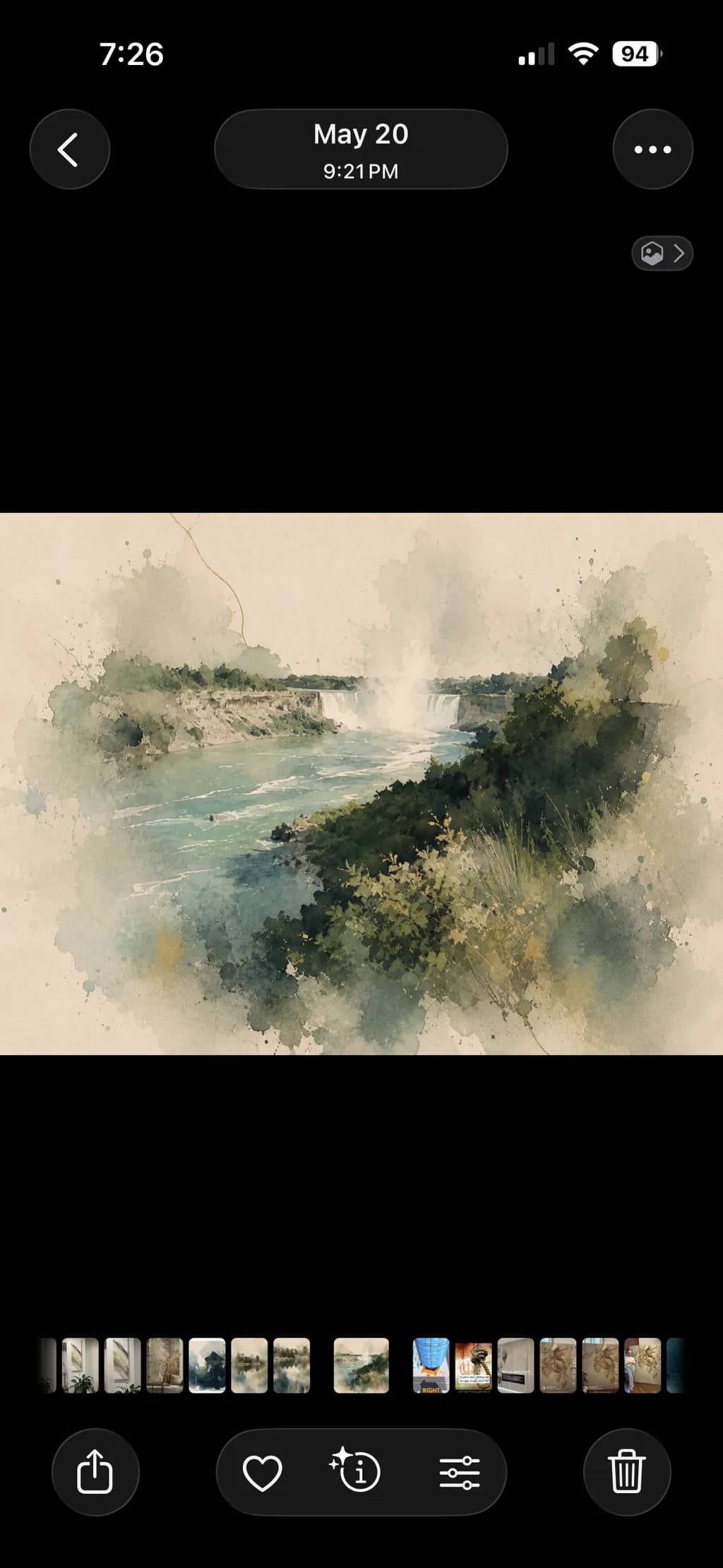 Mist over the Falls