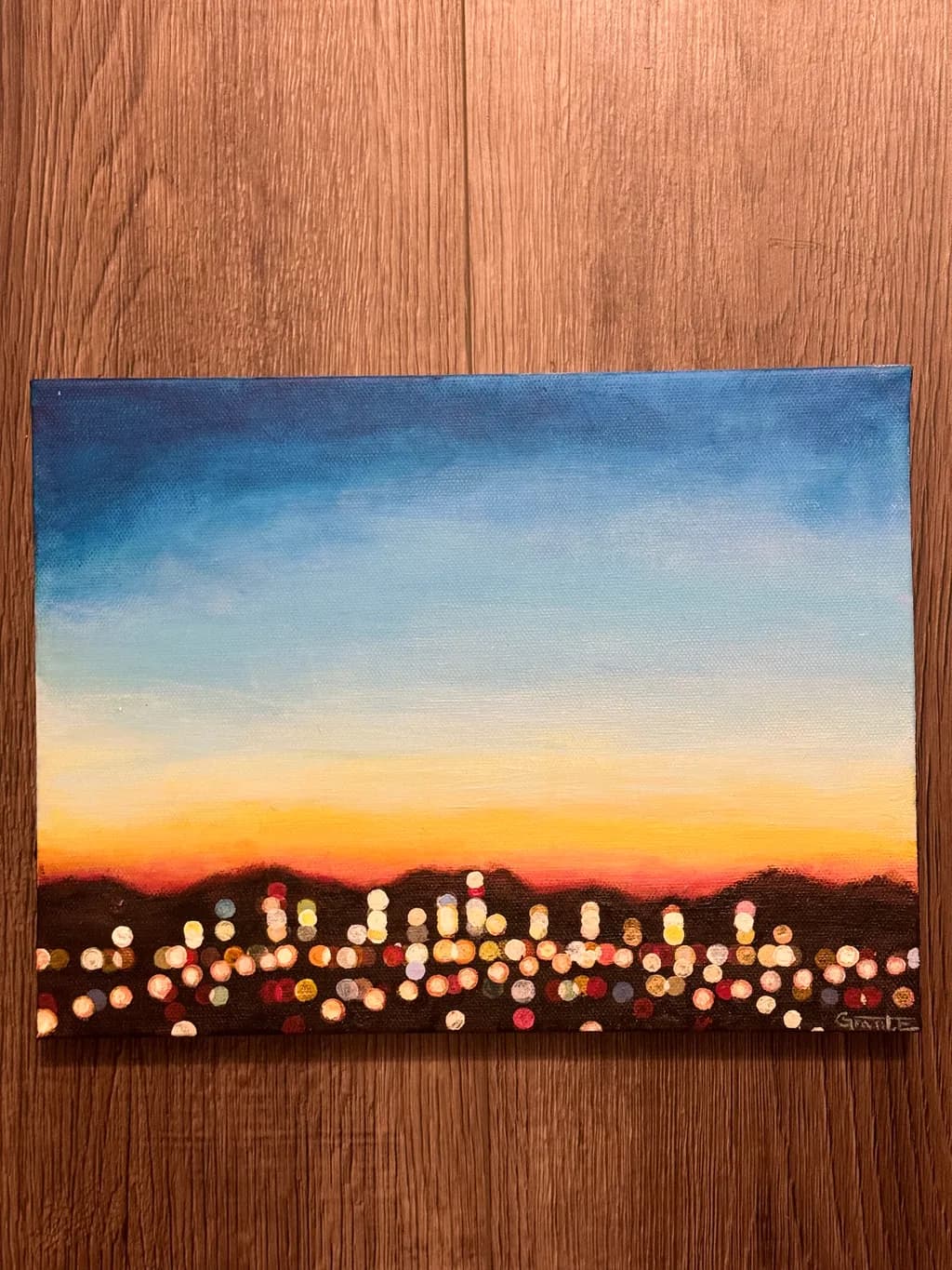 City Lights at Dusk