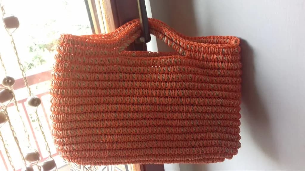 Woven Amber Tote