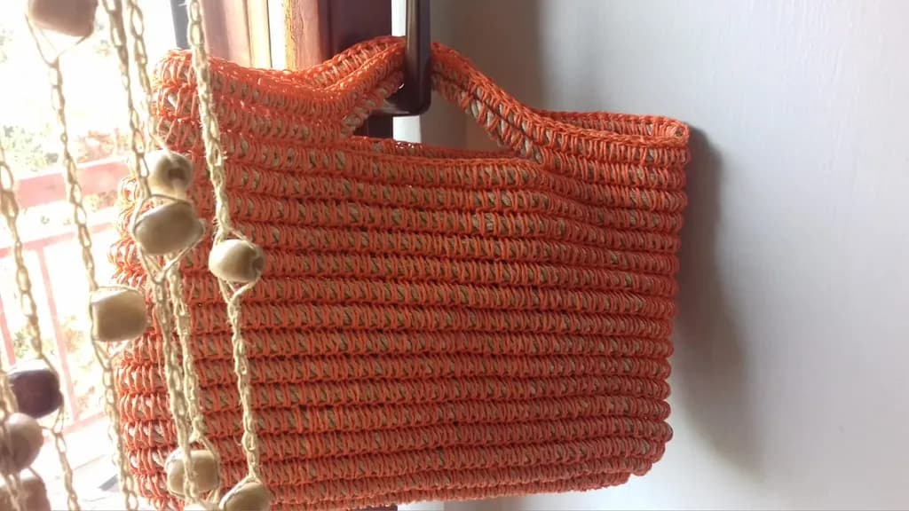 Orange Fiber Tote