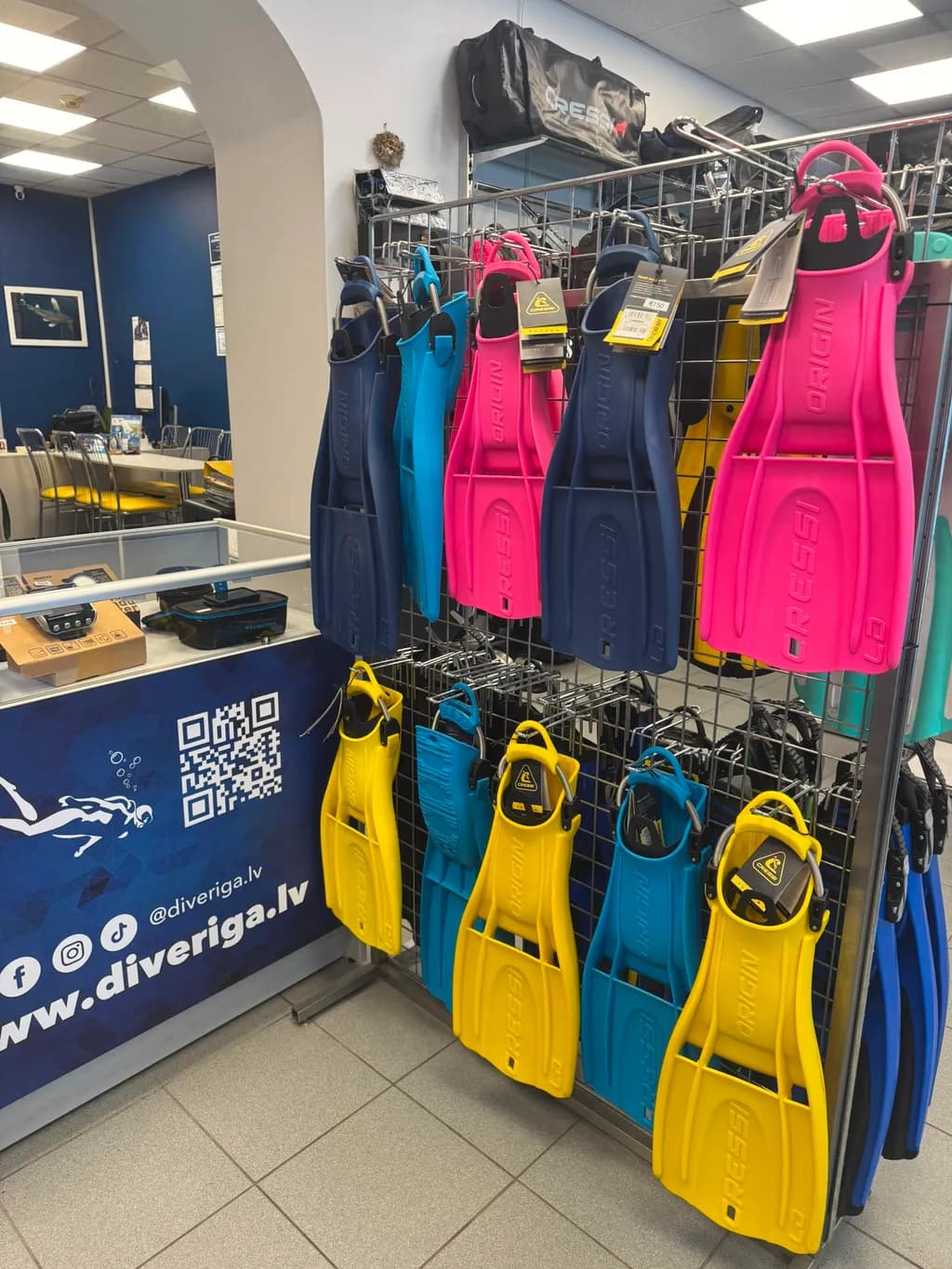 Colorful Diving Fins