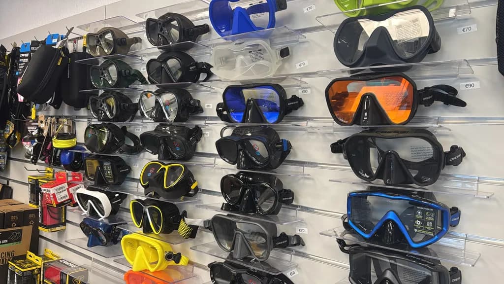 Diving Mask Display