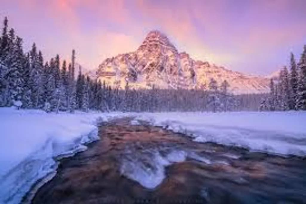 Alpenglow River