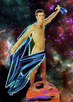 Cosmic Victory pose