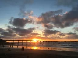 Pier Sunset Reflections
