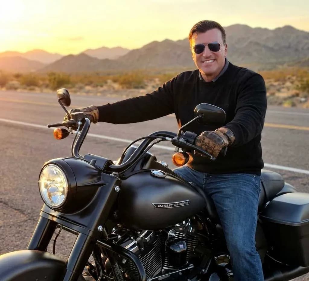 Desert Rider Sunset