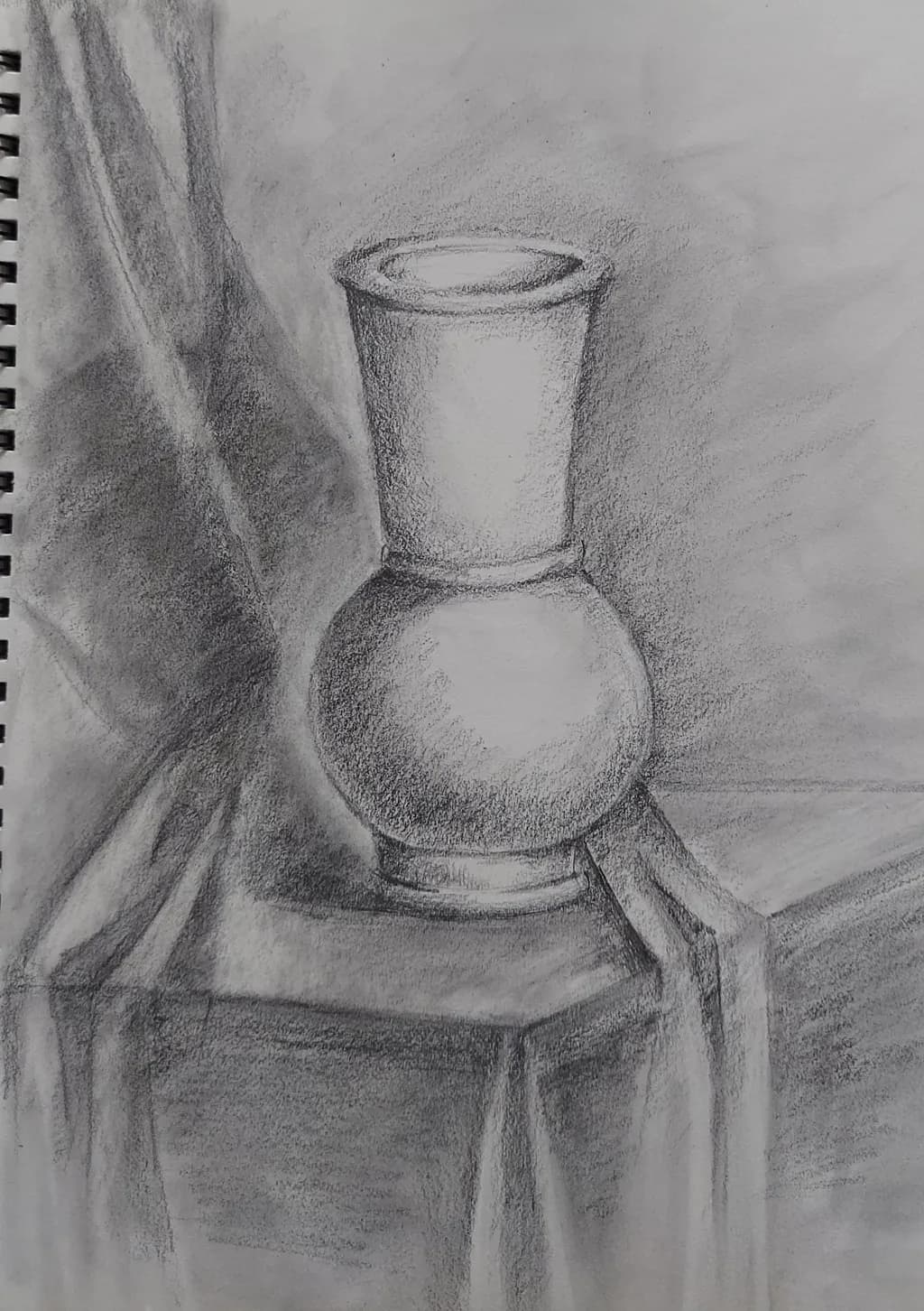 Shaded Vase Study