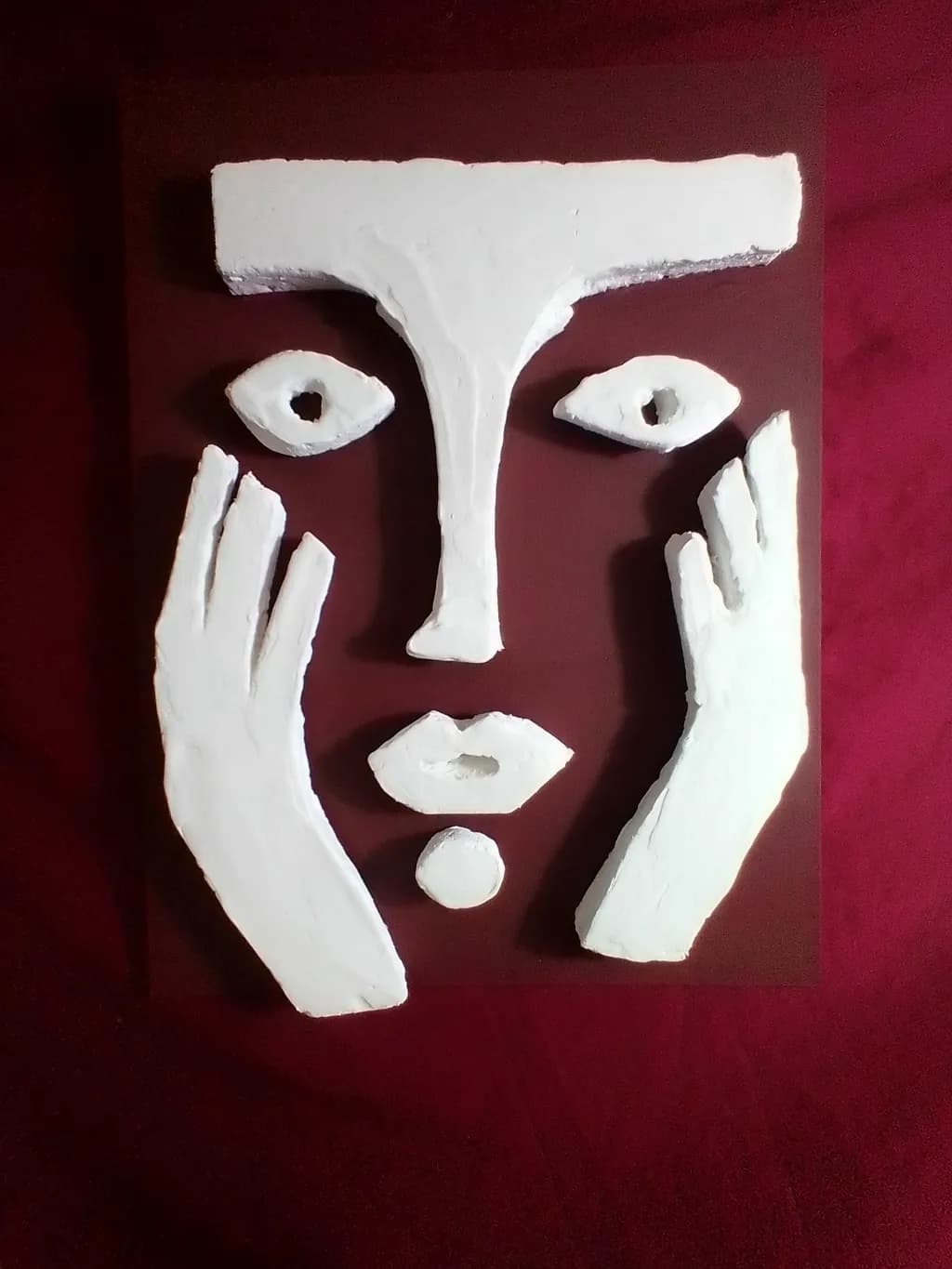 Abstract Face Sculpture