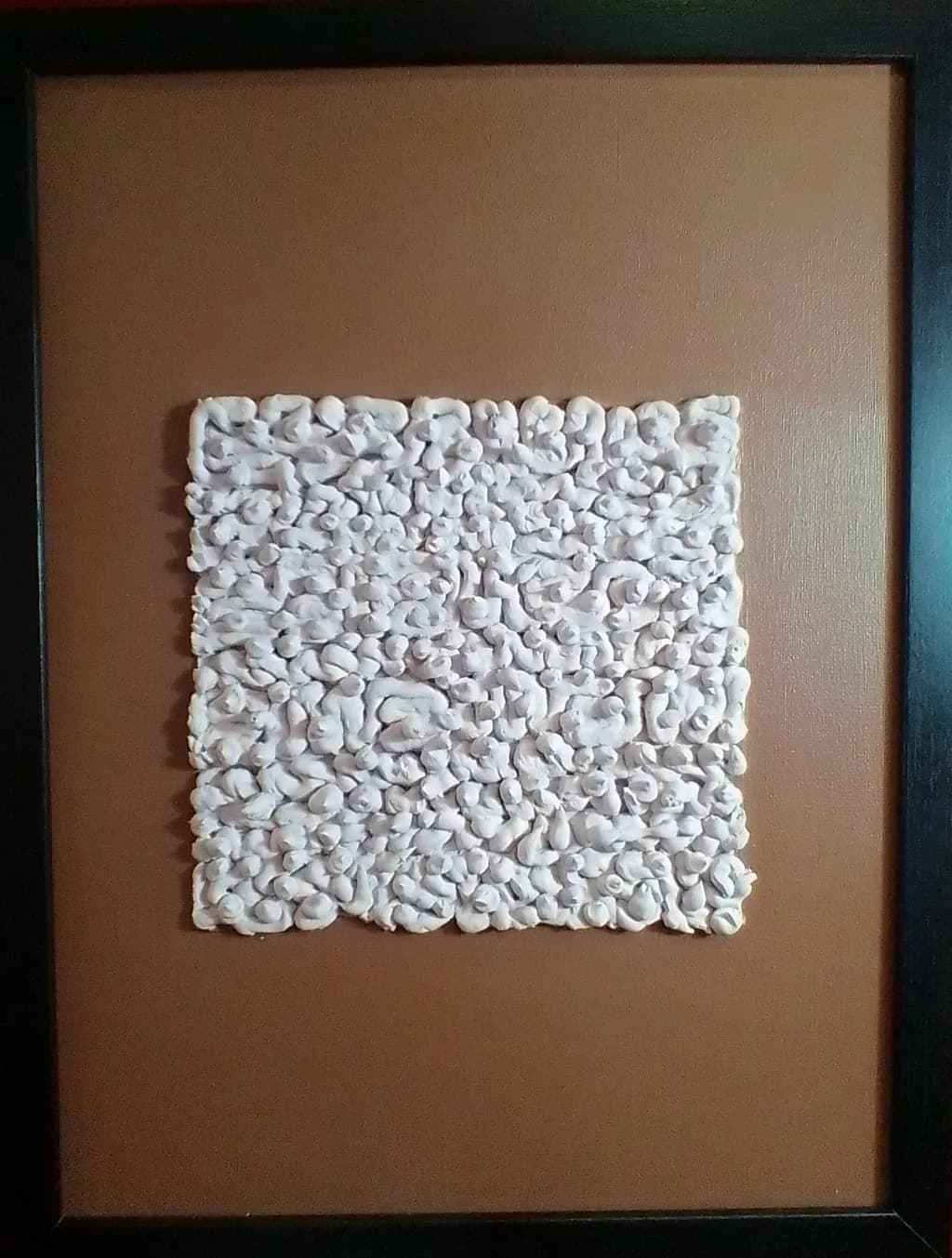 Textured White Square