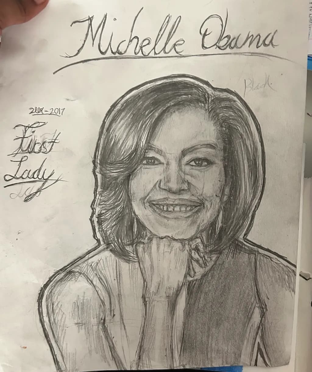 Michelle Obama Portrait