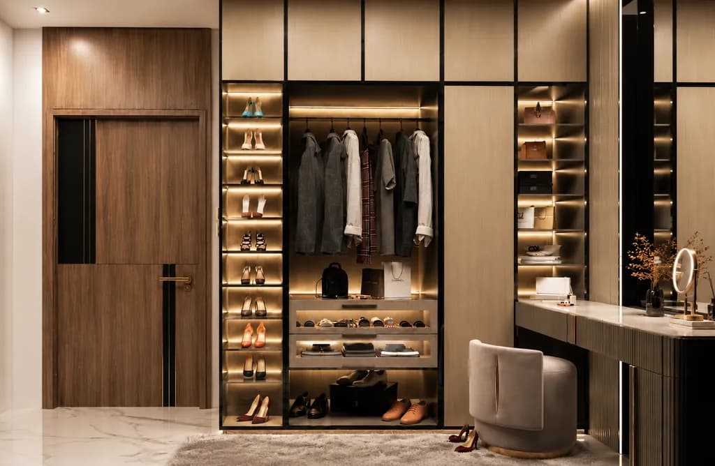 Modern Luxe Closet