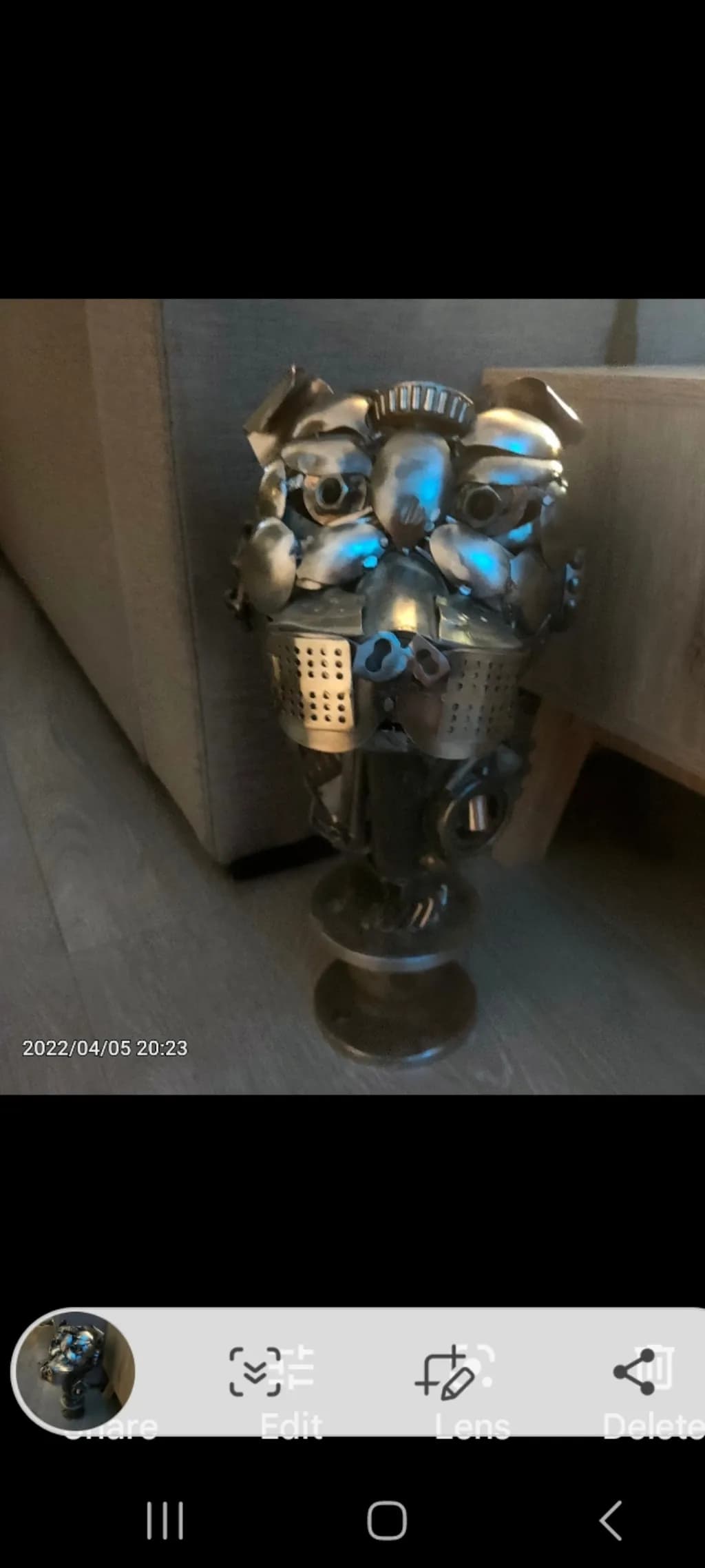 Mechanical Canine Bust
