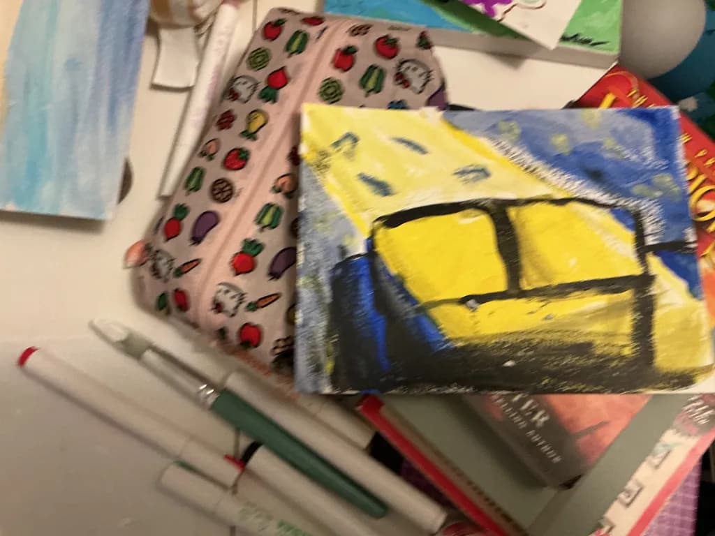 Yellow Couch Abstract