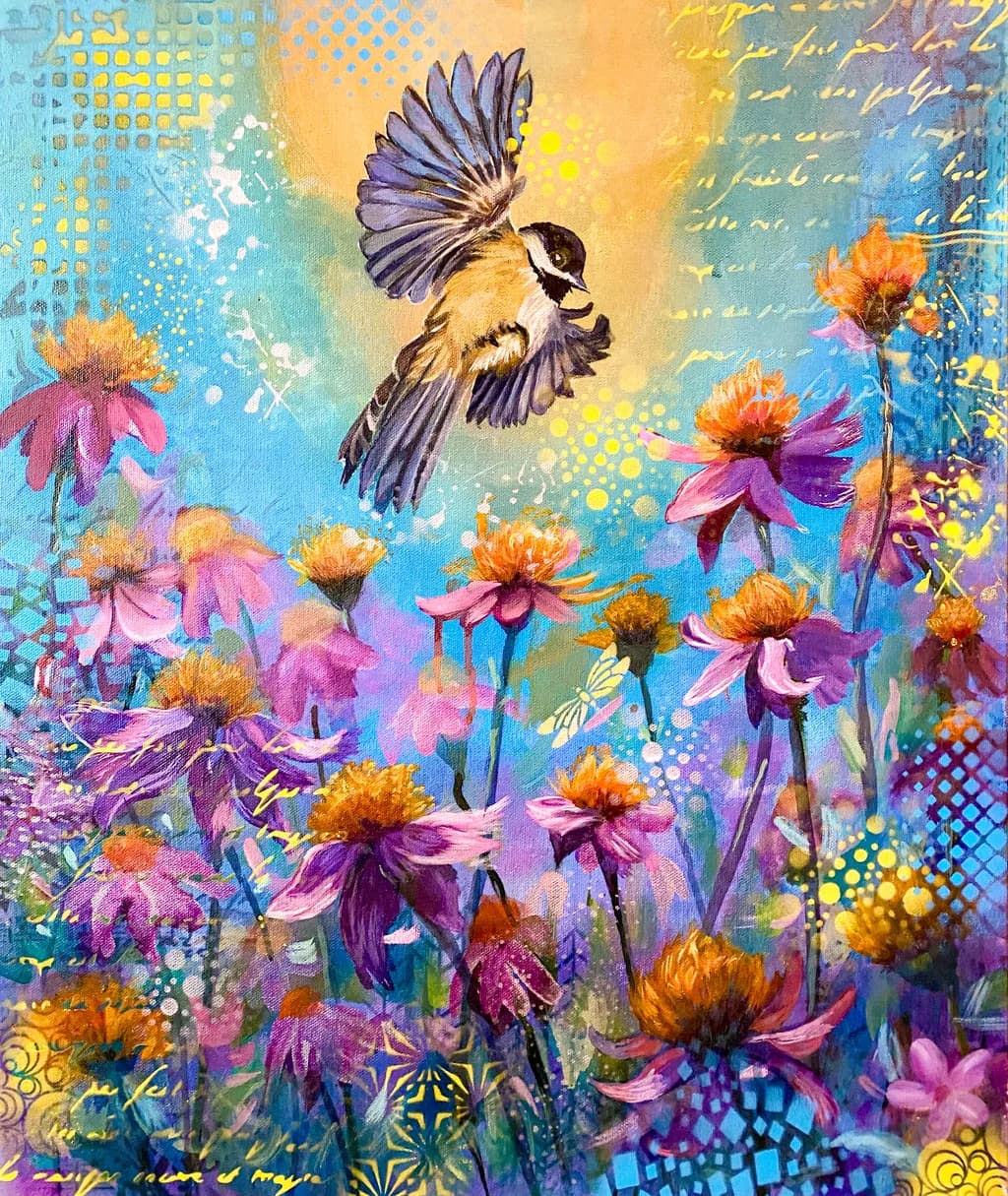 Flight Over Blooms