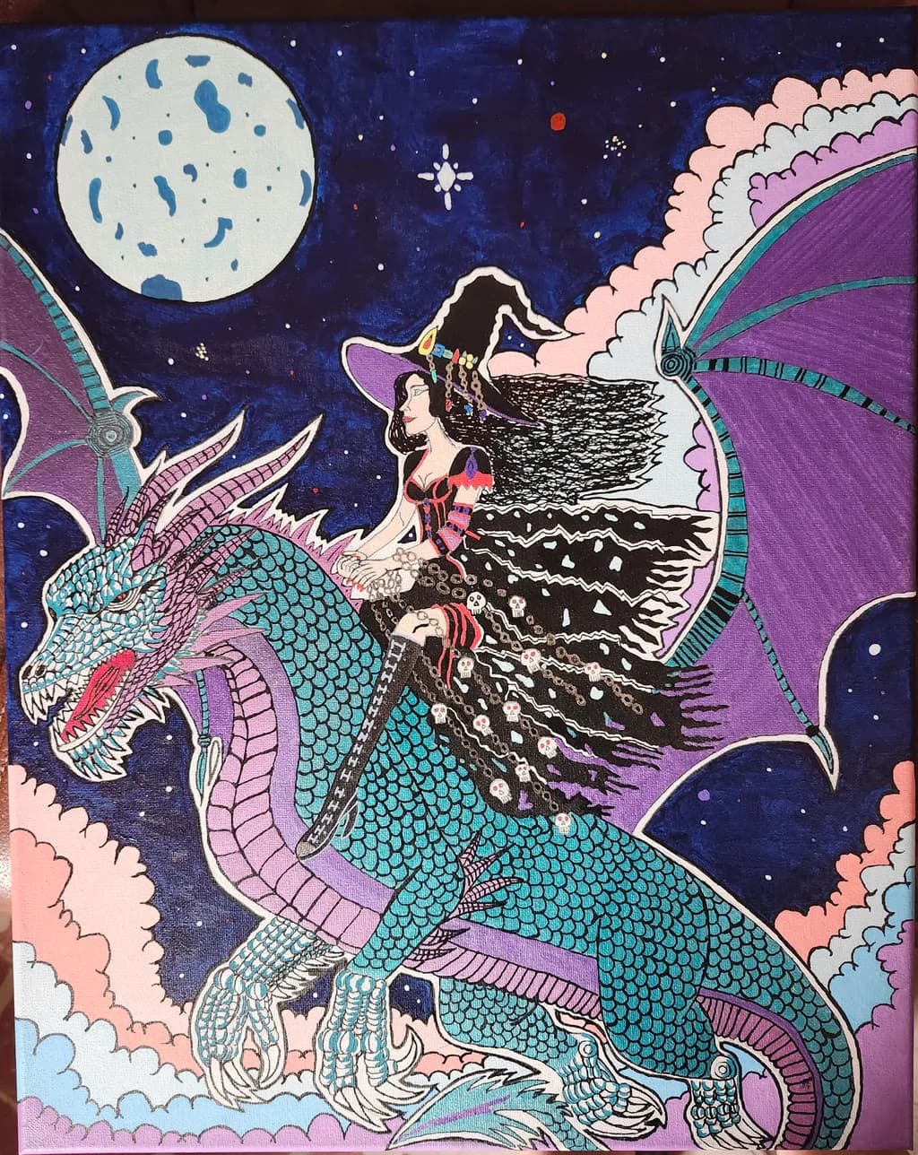 Witch and Dragon Moon