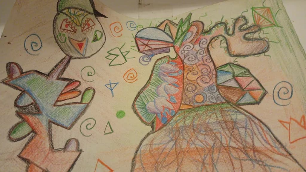 Abstract Figure Dance