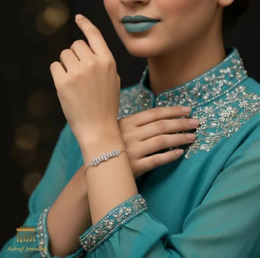 Diamond Cascade Bracelet