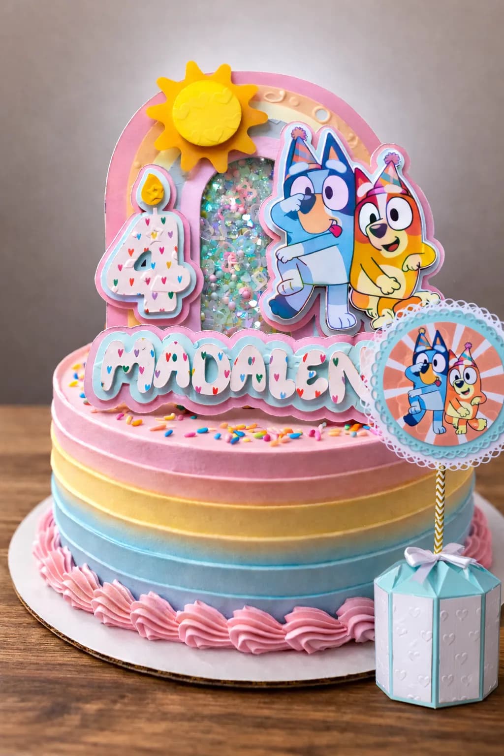 Rainbow Celebration Cake