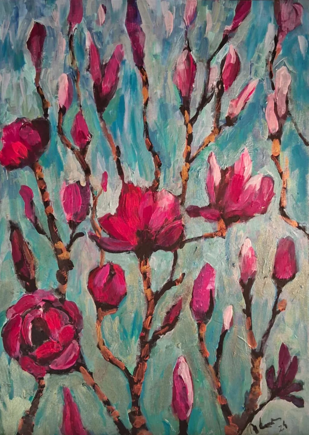 Crimson Blossoms