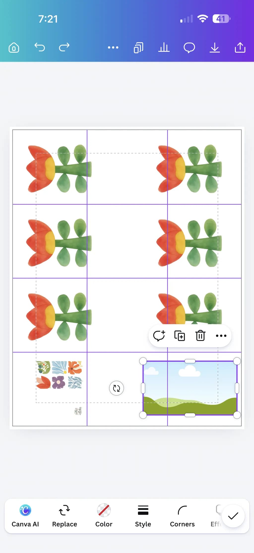 Folk Bloom Pattern