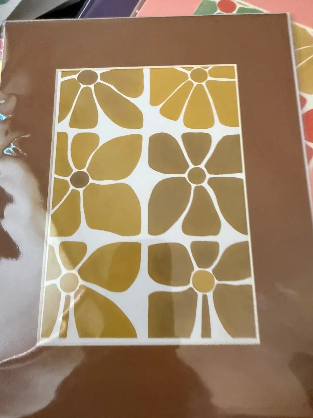 Mustard Bloom Pattern