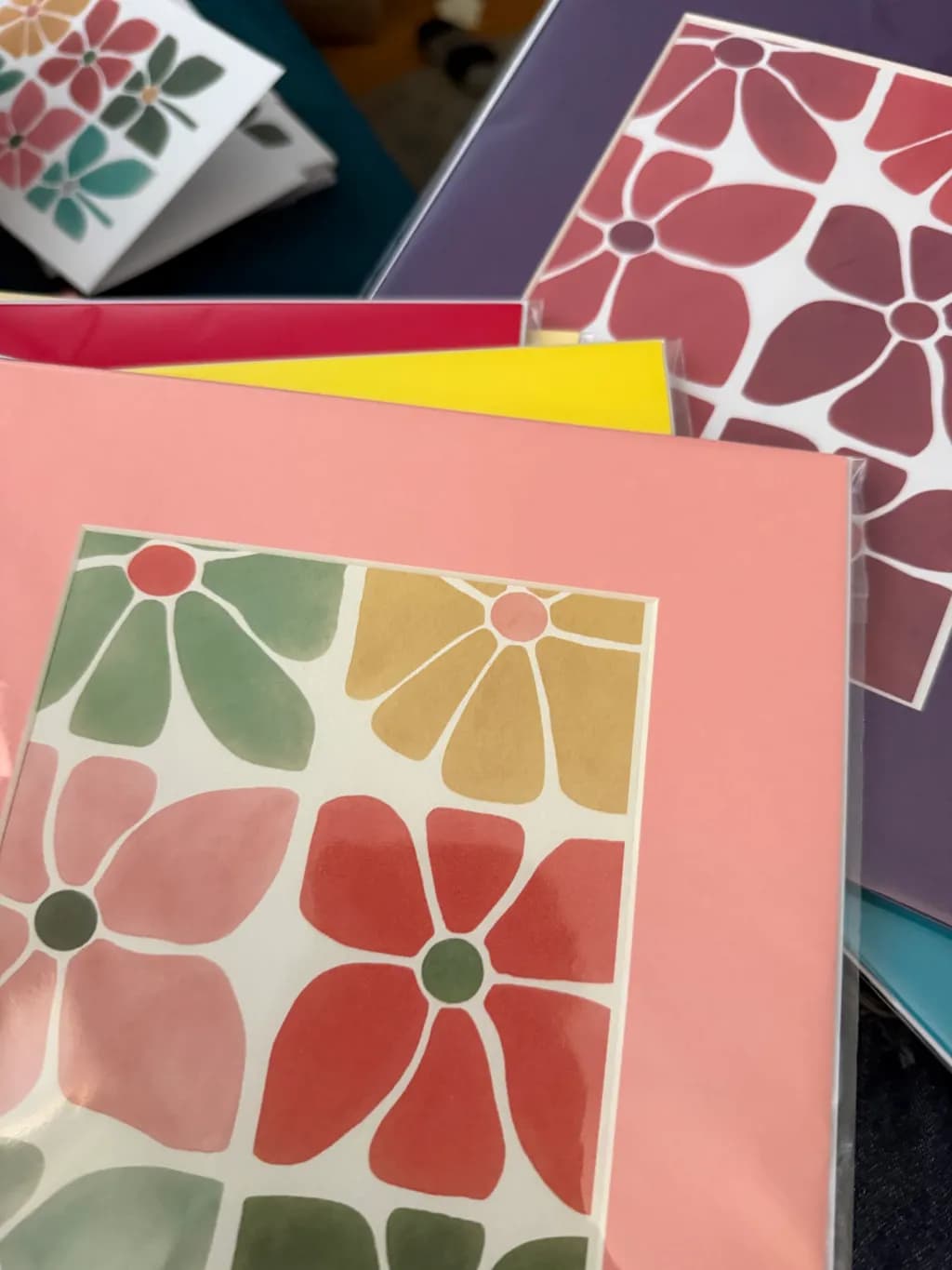 Colorblock Blooms